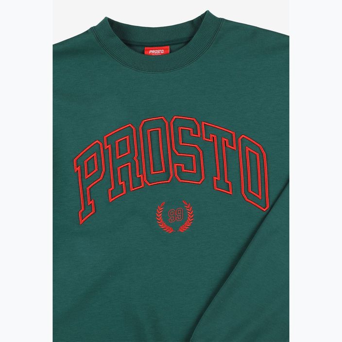 Herren PROSTO Crewneck Sweatshirt Varsity grün 3