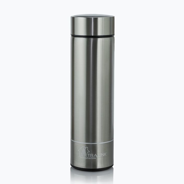 Extralink Led Thermoskanne 500 ml silber 2