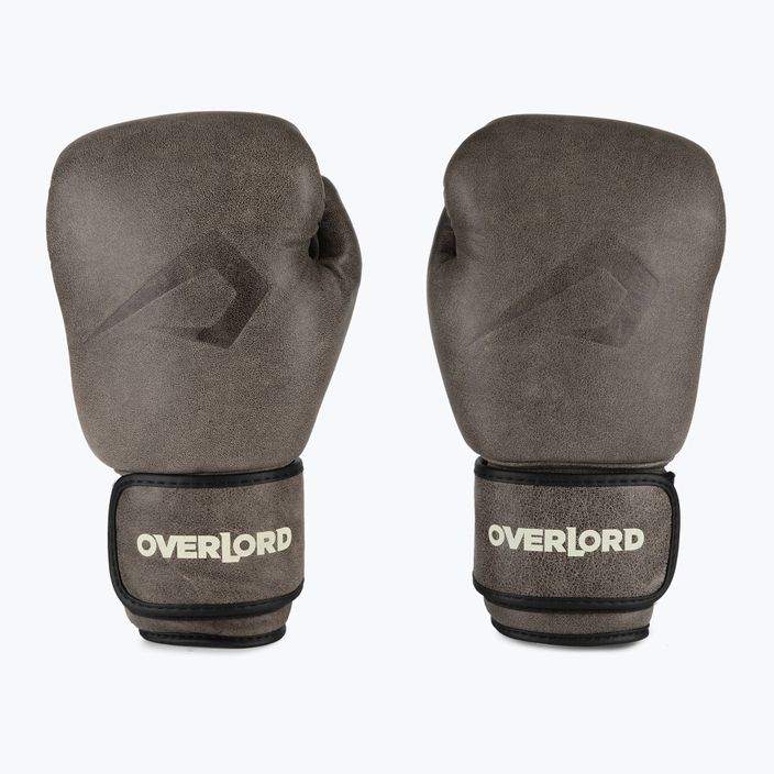 Overlord Old School braune Boxhandschuhe 100006-BR/10OZ