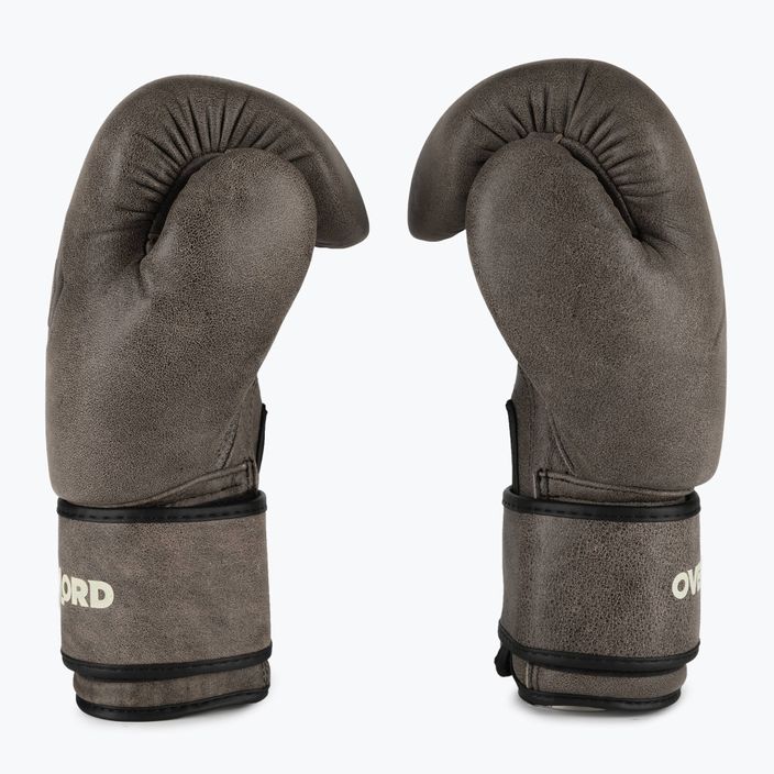 Overlord Old School braune Boxhandschuhe 100006-BR/10OZ 4