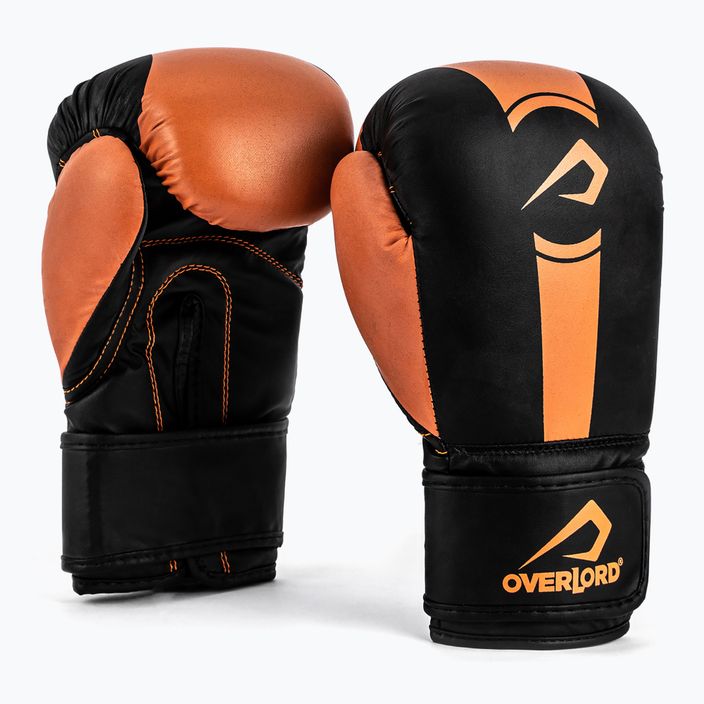 Overlord Boxerhandschuhe schwarz und orange 100003 6