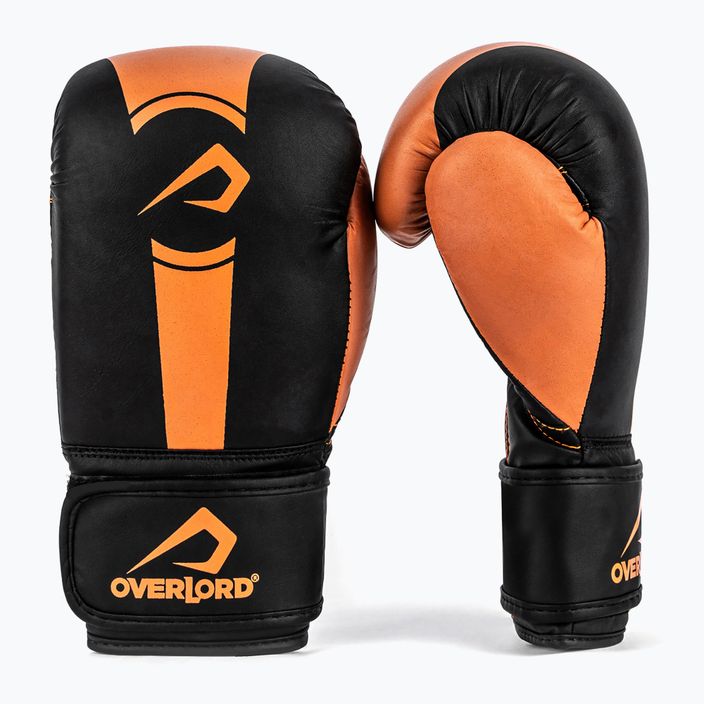 Overlord Boxerhandschuhe schwarz und orange 100003 7