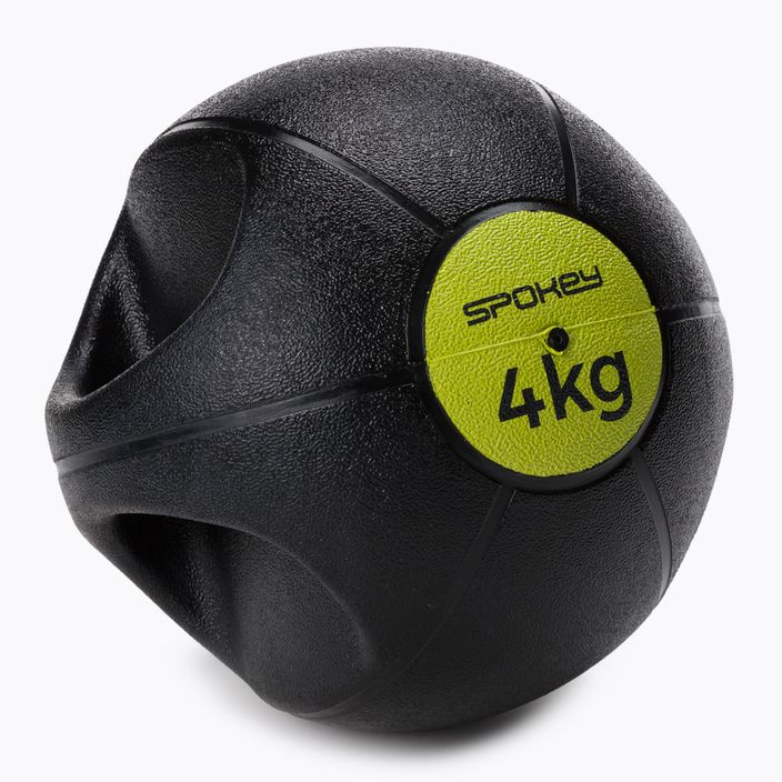 Spokey Gripi 4 kg Medizinball schwarz und gelb 929864