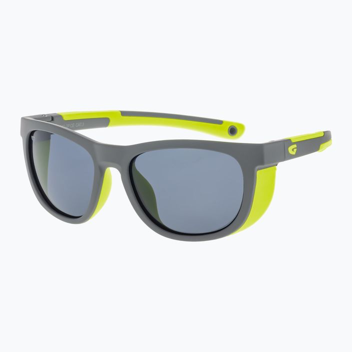 Sonnenbrille Kinder GOG Eden  matt grey/neon yellow/smoke 2