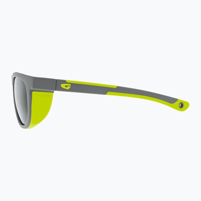 Sonnenbrille Kinder GOG Eden  matt grey/neon yellow/smoke 4