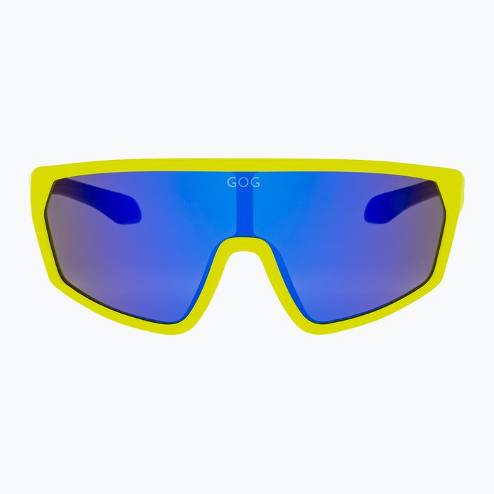 Sonnenbrille Kinder GOG Flint  matt neon yellow/black/polychromatic blue 3