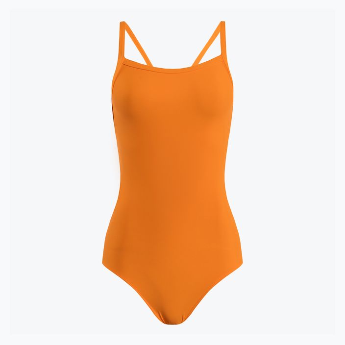 Einteiliger Damen-Badeanzug CLap Zweilagig orange CLAP104