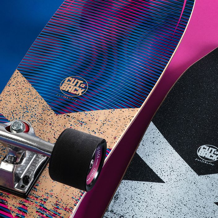 Surfskate Skateboard Cutback Purple Haze 29" lila-blau CUT-SUR-PHA 9