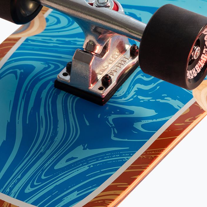 Surfskate Cutback Splash 34" weiß-blaues Skateboard CUT-SUR-SPL 11