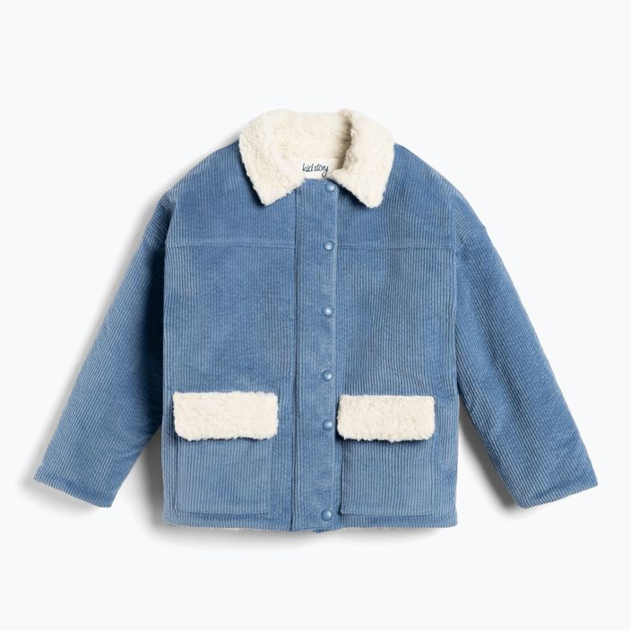 KID STORY Kinderjacke Teddy air blau cookie