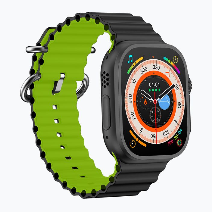Media-Tech Fusion Uhr schwarz/grün 2