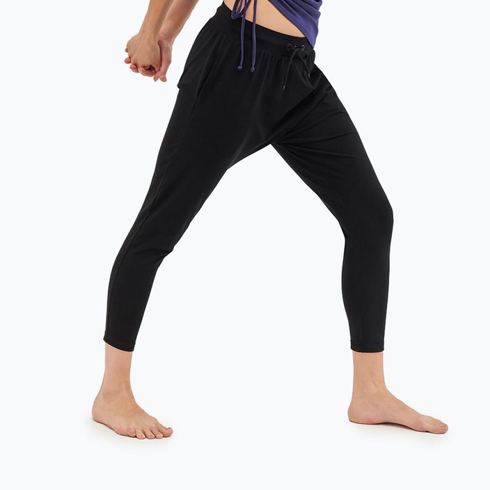 Damen Moonholi Cosmic Cropped Track Yoga-Hose schwarz 219 4