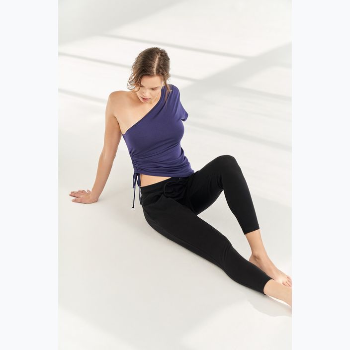 Damen Moonholi Cosmic Cropped Track Yoga-Hose schwarz 219 8