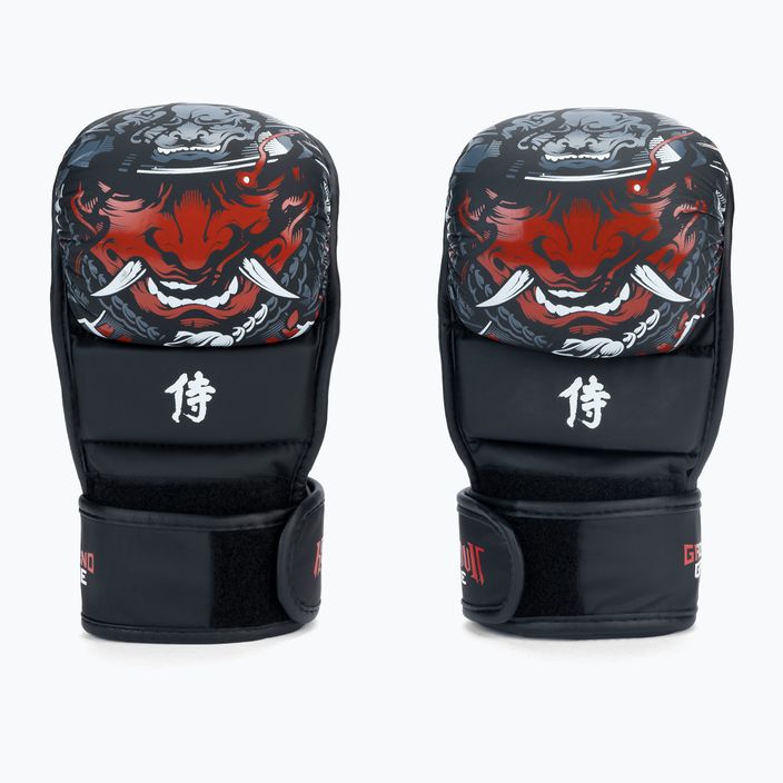 GroundGame MMA  Samurai  Sparring Handschuhe schwarz 21MMASPARGLOSA