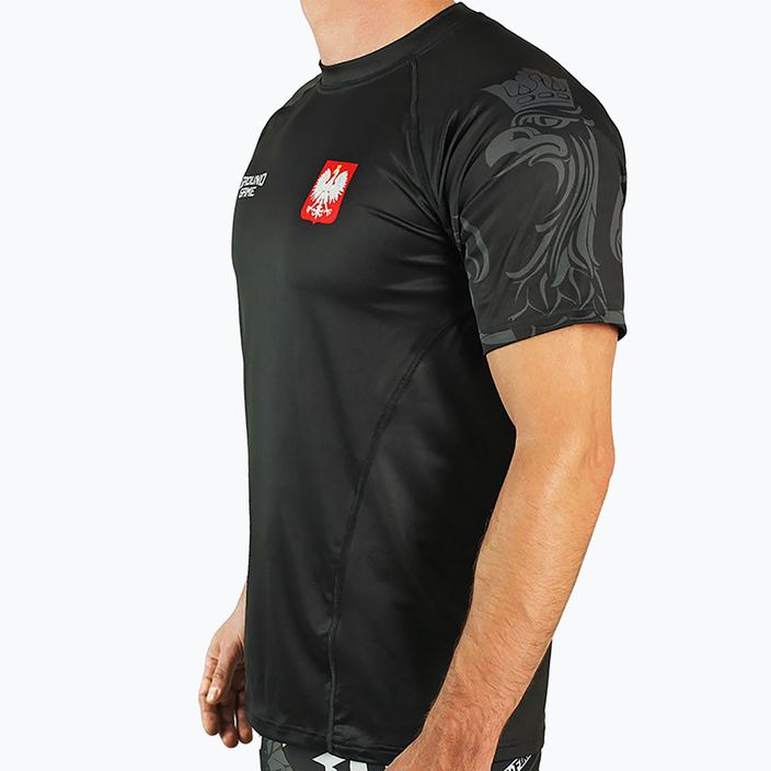 Herren GroundGame Polen Trainings-T-Shirt schwarz 21TRTSHPOLS 4