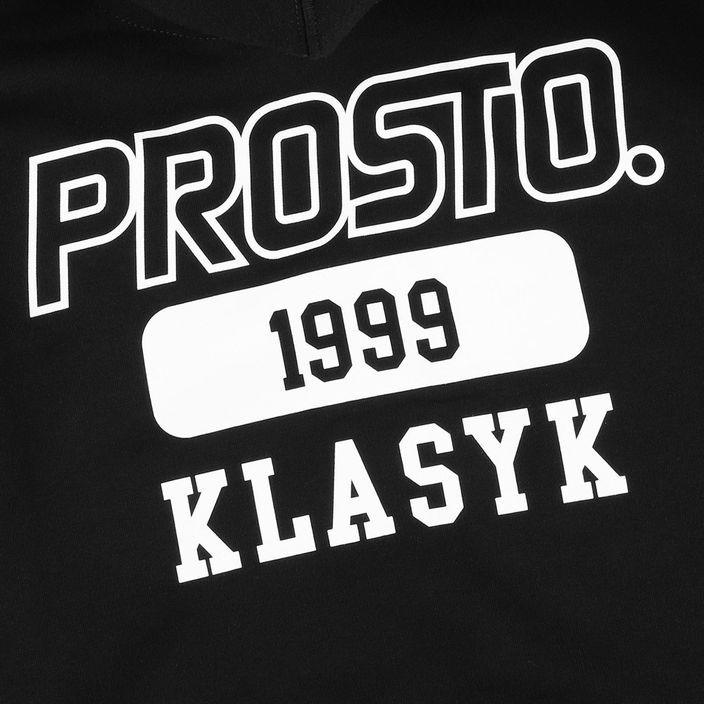 Sweatshirt mit kapuze Herren PROSTO Plelog schwarz KL222MSWE213 4