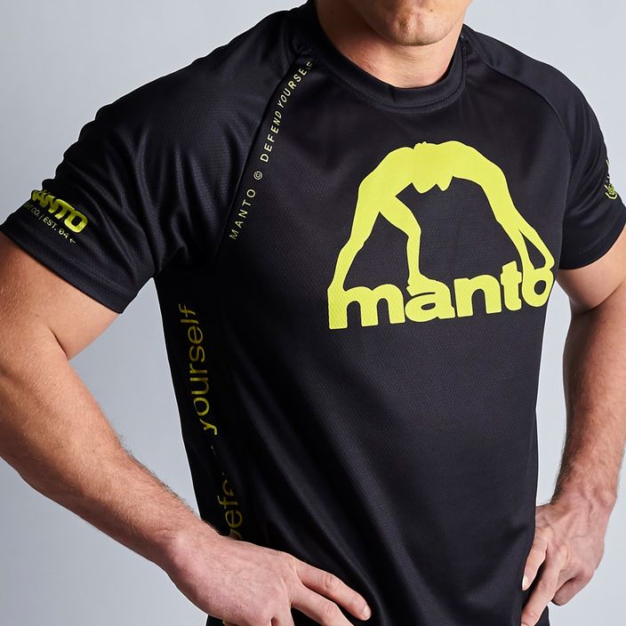 MANTO Alpha Herren Trainings-T-Shirt schwarz MNR496_BLK_2S 9