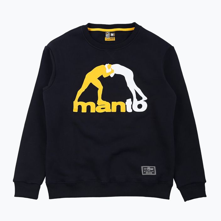 MANTO Classic 20 Herren Sweatshirt schwarz MNB436