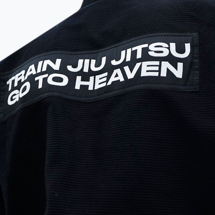 GI für Herren brasilianisches Jiu-Jitsu MANTO Heaven schwarz MNG976_BLK 9