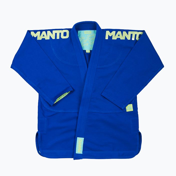 GI für Brazilian Jiu-Jitsu Herren MANTO X4 blau MNG978_BLU_A1 2