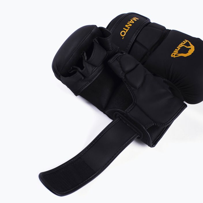 MANTO Essential schwarze MMA-Handschuhe 3