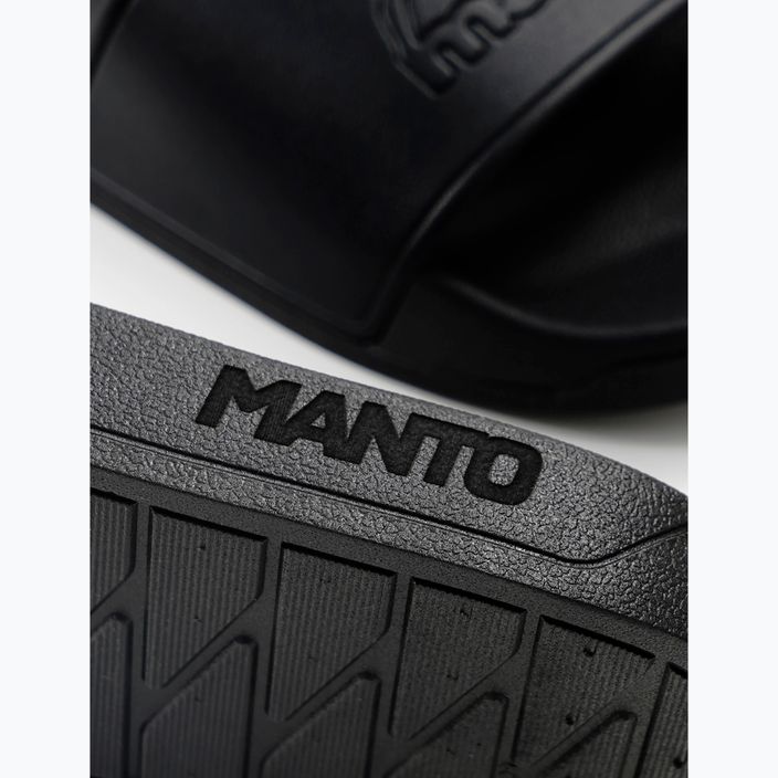 MANTO Blackout Badelatschen schwarz 11