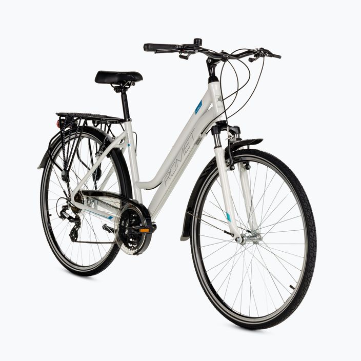 Damen-Trekking-Fahrrad Romet Gazela 1 weiß 2228457