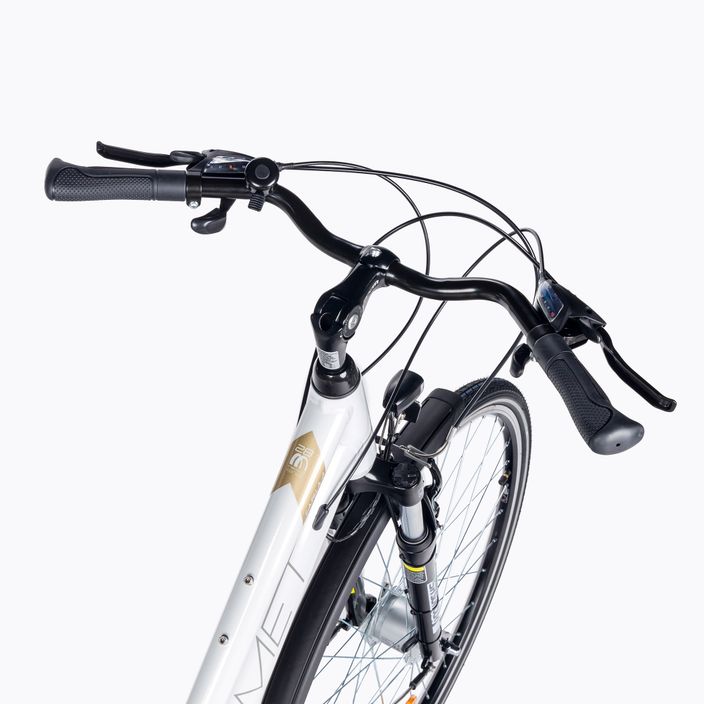 Damen-Trekking-Fahrrad Romet Gazela 3 weiß 2228435 4