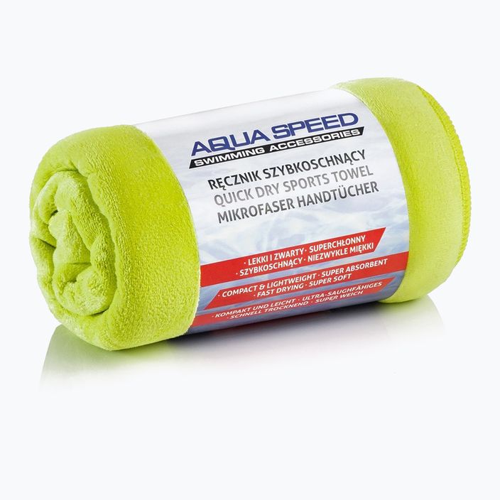 AQUA-SPEED Dry Soft Handtuch gelb 156 2