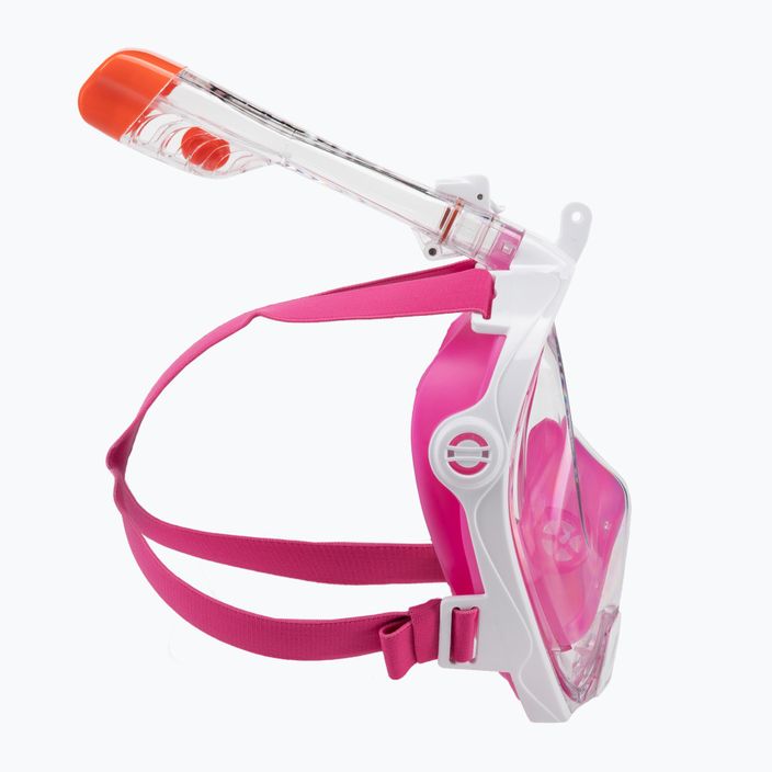 Damen-Vollgesichtsmaske zum Schnorcheln AQUA-SPEED Spectra 2.0 pink 247 3