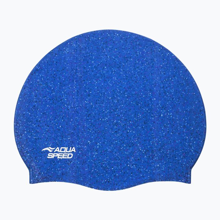 AQUA-SPEED Reco blaue Badekappe