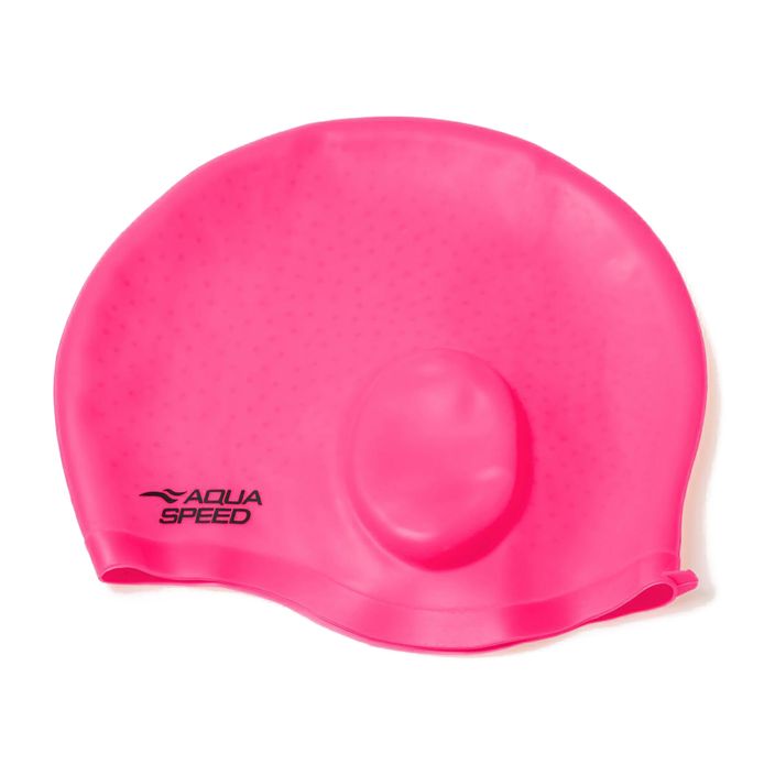AQUA-SPEED Badekappe Ohrenkappe Comfort Pink 2
