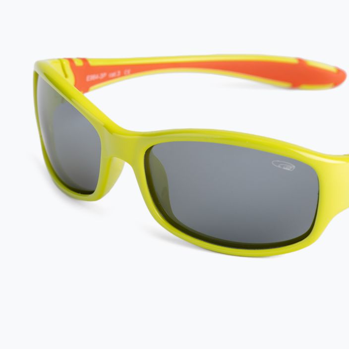 GOG Flexi gelbe Kinder-Sonnenbrille E964-3P 4