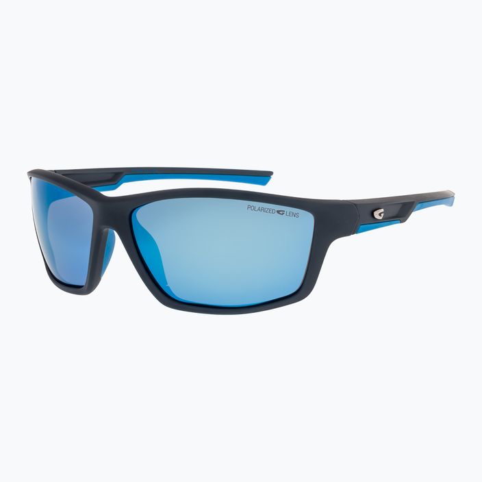 GOG Spire matt grau/blau/polychromatisch weiß-blau Sonnenbrille E115-3P 6