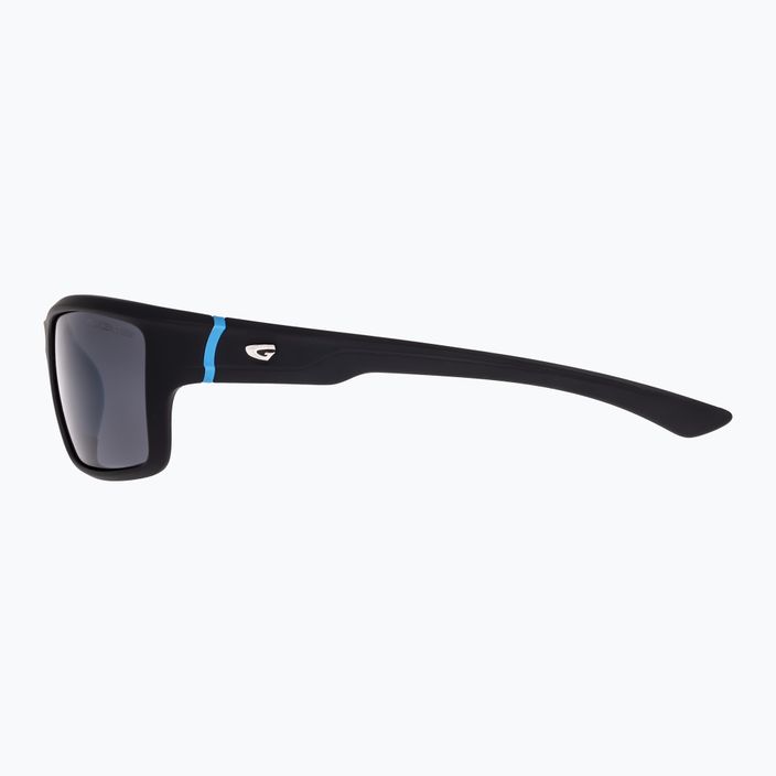GOG Alpha Outdoor-Sonnenbrille matt schwarz / blau / smoke E206-2P 7