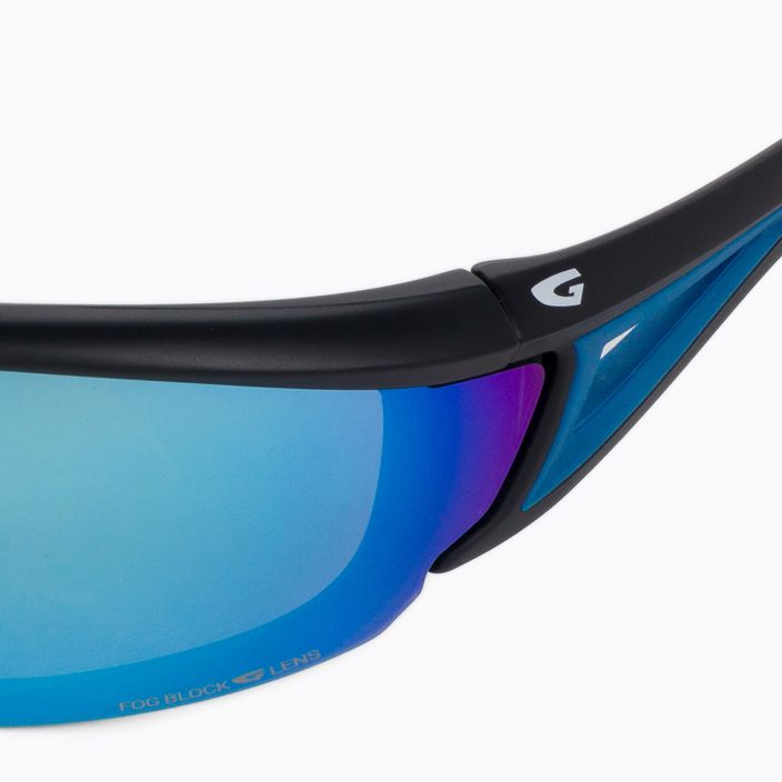 GOG Lynx Fahrradbrille schwarz/blau E274-2 5