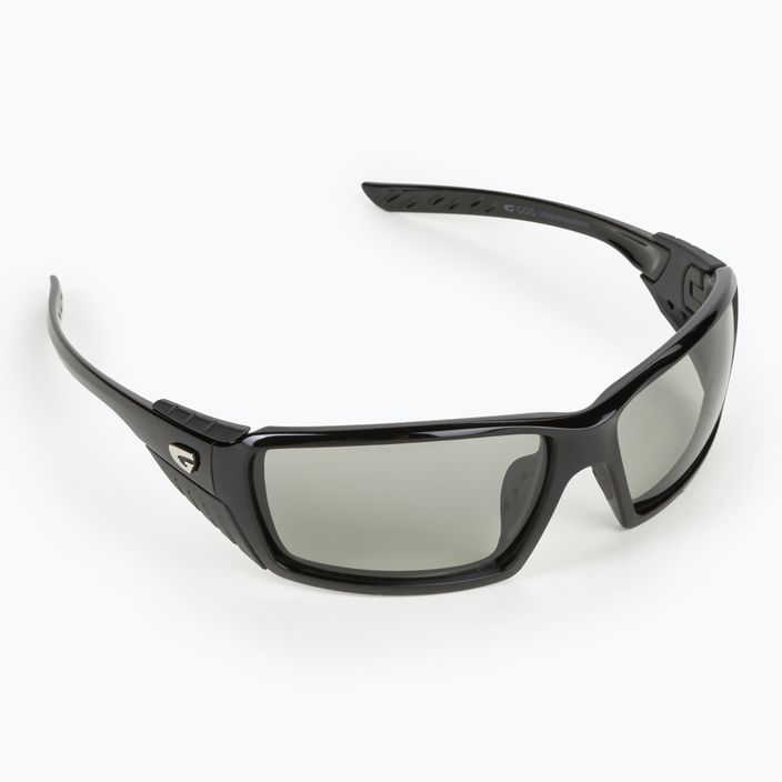 GOG Breeze schwarz/silberne Spiegel-Sonnenbrille E450-1P