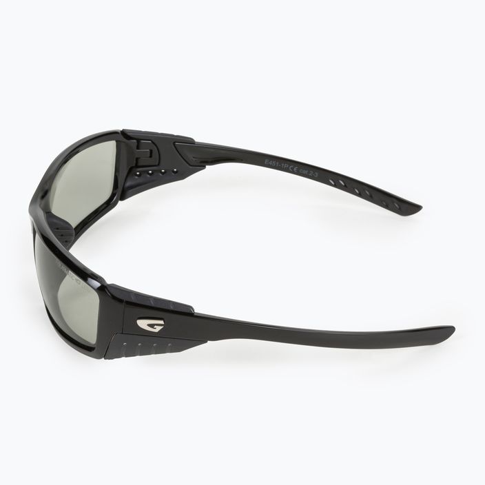 GOG Breeze schwarz/silberne Spiegel-Sonnenbrille E450-1P 4