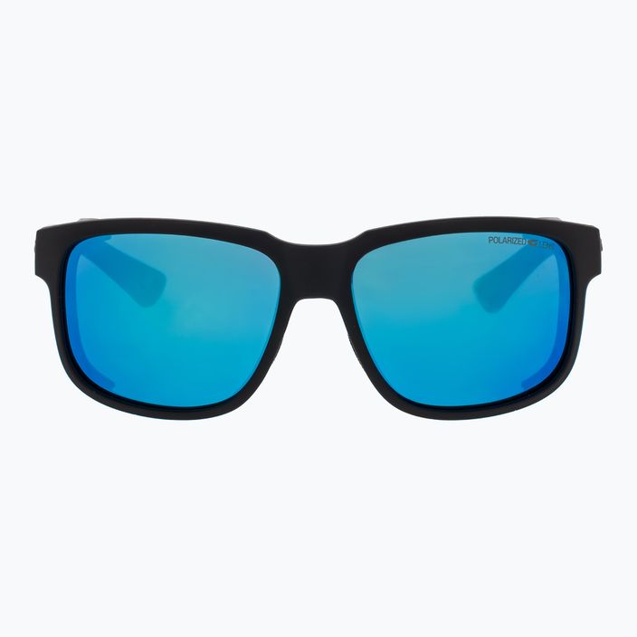 GOG Makalu mattschwarz/polychromatische weiß-blaue Sonnenbrille 4