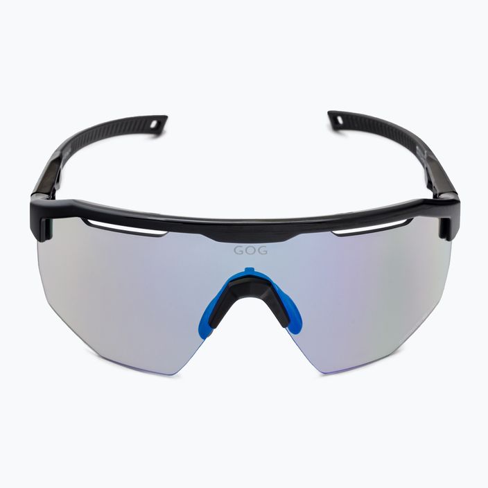 GOG Fahrradbrille Argo schwarz/grau/polychromatisch blau E507-1 3