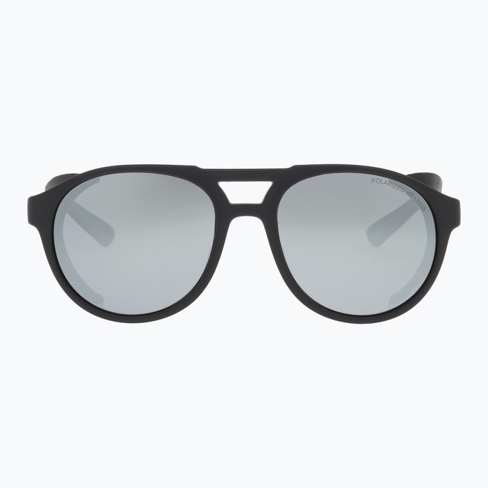 GOG Nanga mattschwarz / silber verspiegelte Sonnenbrille E410-1P 7