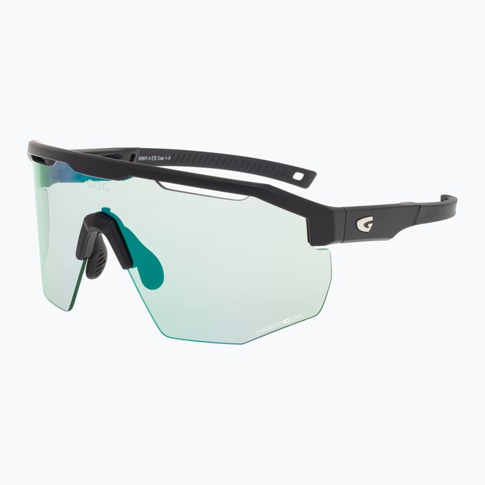 GOG Argo C mattschwarz/polychromatisch grün Sonnenbrille 5