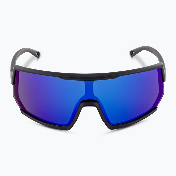 GOG Zeus mattschwarze/polychromatische weiß-blaue Sonnenbrille 3