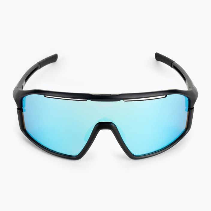 GOG Fahrradbrille Odyss matt marineblau / schwarz / mehrfarbig weiß-blau E605-3 4