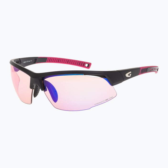 GOG Falcon C matt schwarz/rosa/polychromatisch blau Sonnenbrille 5