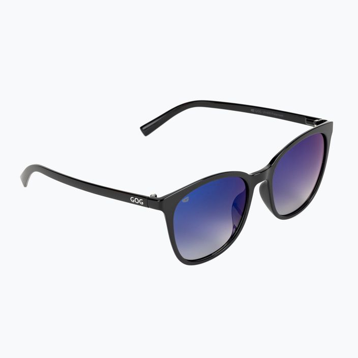GOG Lao fashion schwarz/blau verspiegelte Damen-Sonnenbrille E851-3P