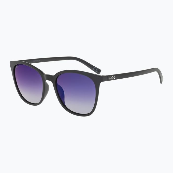 GOG Lao fashion schwarz/blau verspiegelte Damen-Sonnenbrille E851-3P 6
