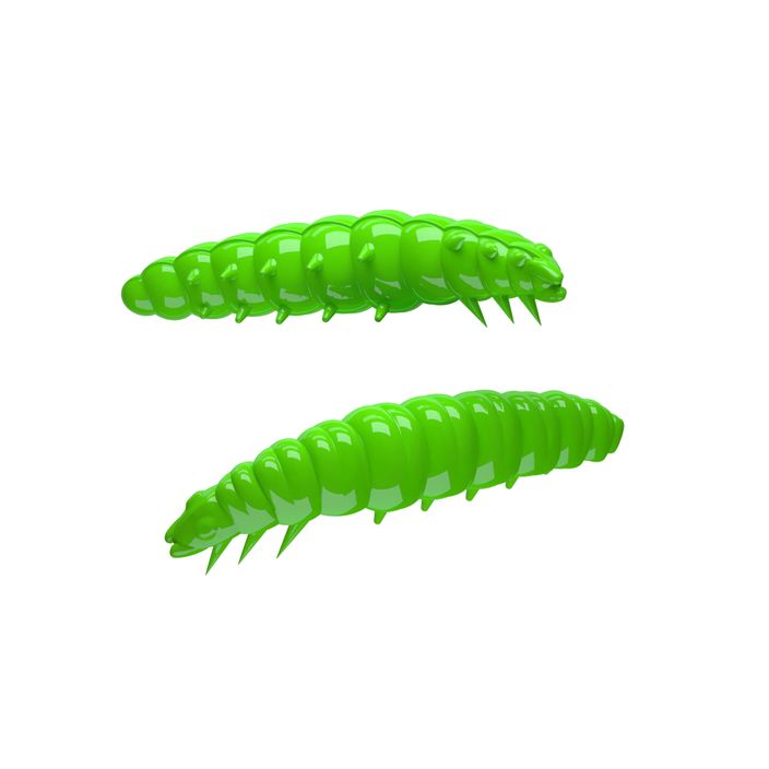 Libra Lures Larva Krill hot green Gummiköder LARVAK35 2