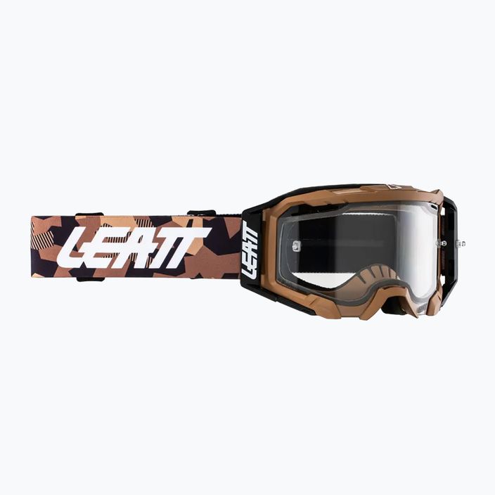 Leatt Velocity 5.5 Enduro Stein/Klar Radbrille