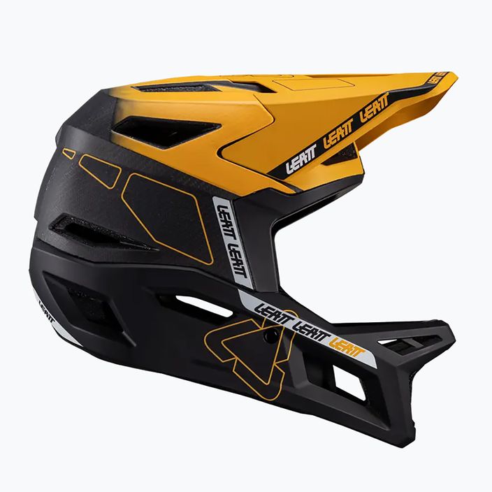 Leatt MTB Fahrradhelm Gravity 6.0 Carbon V24 gold 2